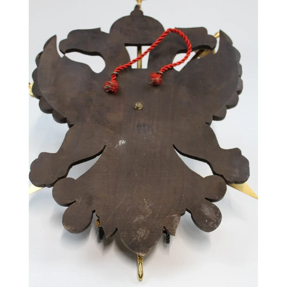 Spanish Toledo Decorative Wall Plaque Crossed Removeable Swords Medieval Style